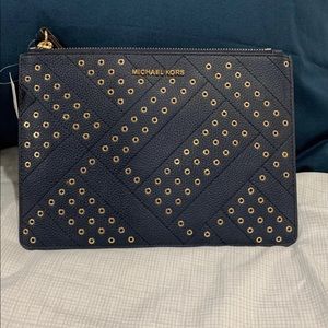 Michael Kors jet set travel clutch